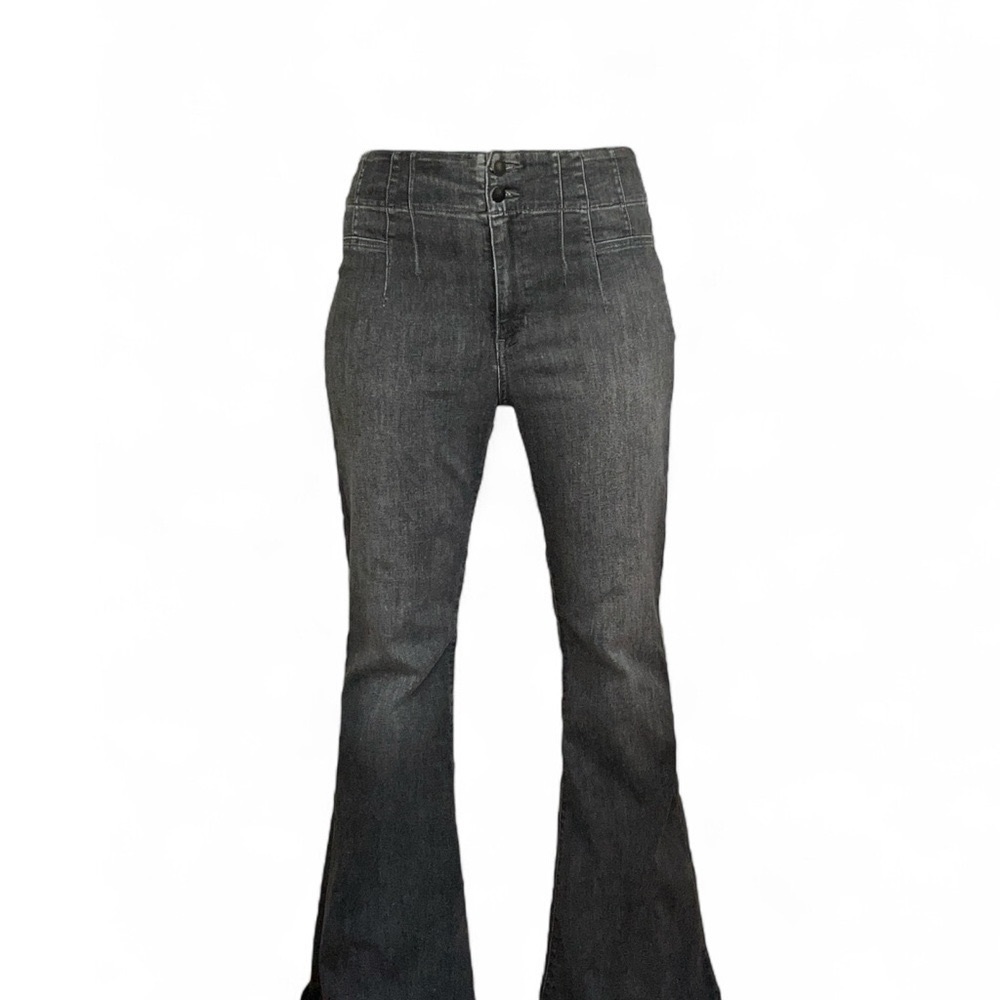 Altar'd State Black Flare Wide Leg Jeans